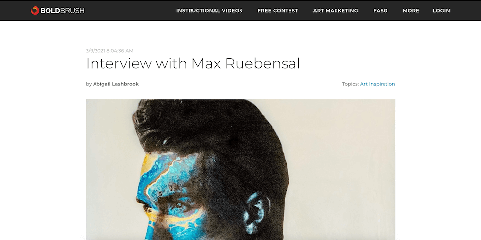 Boldbrush Interview with Max Ruebensal